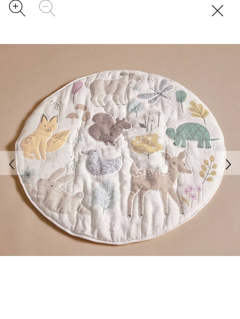 Pottery Barn Kids Dakota Woodland Muslin Play Mat
